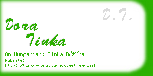 dora tinka business card